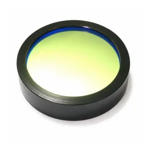 Mounted BBP450-900nm broadband filter on a white background