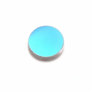 Unmounted NB-1485-30nm bandpass filter on a white background